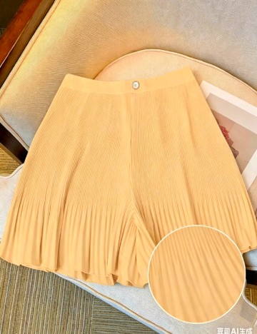 Pantaloni scurti SHEIN CURVE, portocaliu