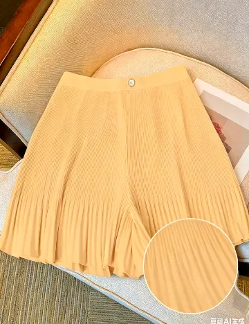 Pantaloni scurti SHEIN CURVE, portocaliu