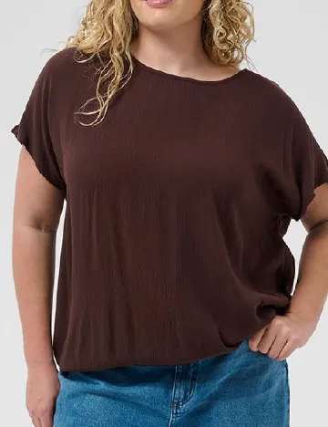 Bluza Kaffe Curve, maro