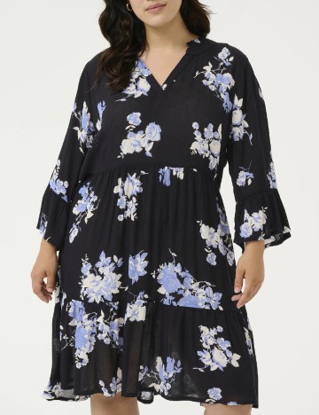 Rochie scurta Kaffe Curve, negru