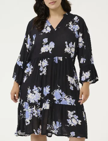 Rochie scurta Kaffe Curve, negru