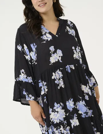 Rochie scurta Kaffe Curve, negru