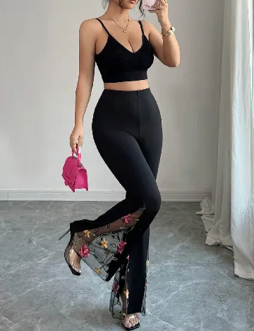 Pantaloni SHEIN, negru