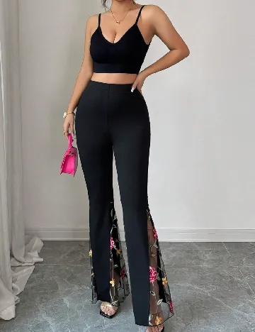 Pantaloni SHEIN, negru
