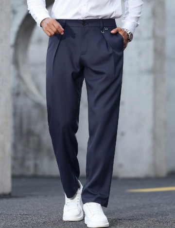 Pantaloni SHEIN, bleumarin