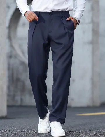 Pantaloni SHEIN, bleumarin