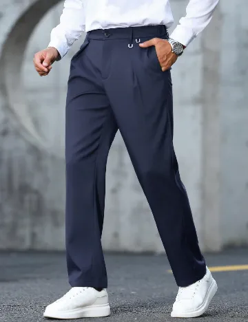 Pantaloni SHEIN, bleumarin