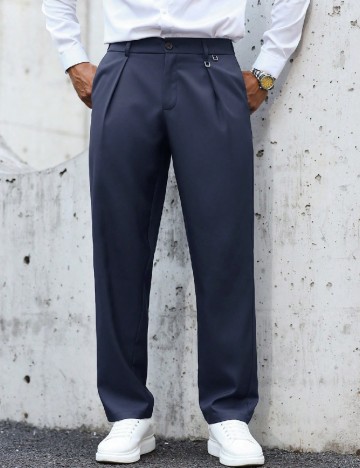 Pantaloni SHEIN, bleumarin