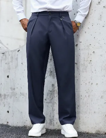 Pantaloni SHEIN, bleumarin