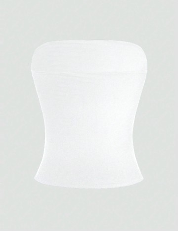 Top SHEIN, alb