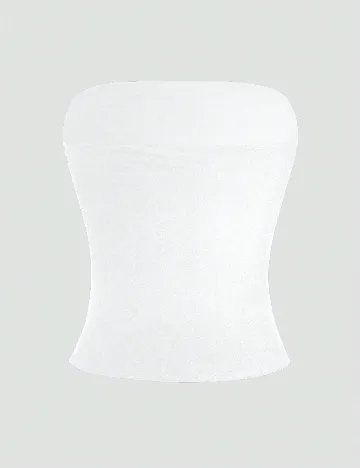 Top SHEIN, alb