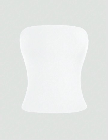 Top SHEIN, alb
