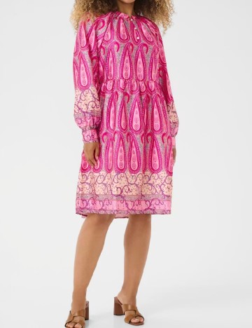 Rochie scurta Cream, roz