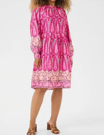 Rochie scurta Cream, roz