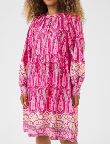 Rochie scurta Cream, roz