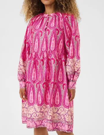 Rochie scurta Cream, roz
