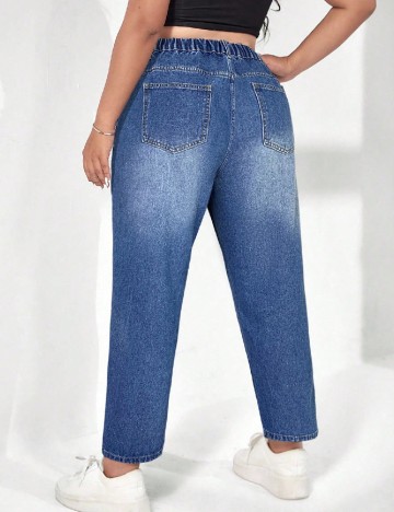Blugi SHEIN CURVE, albastru