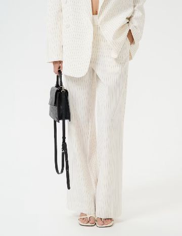 Pantaloni Gestuz, alb