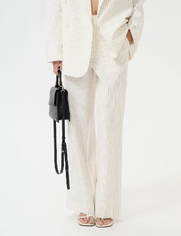 Pantaloni Gestuz, alb