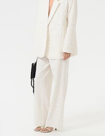 Pantaloni Gestuz, alb