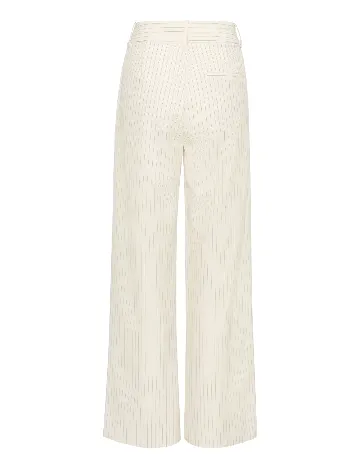 Pantaloni Gestuz, alb
