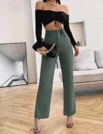 Pantaloni SHEIN, verde