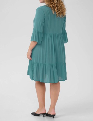 Rochie scurta Kaffe Curve, albastru