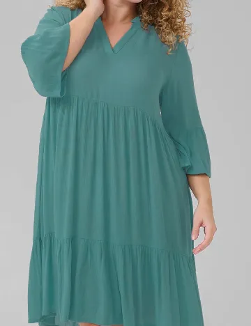 Rochie scurta Kaffe Curve, albastru
