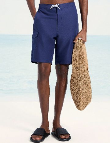 Pantaloni scurti SHEIN, bleumarin