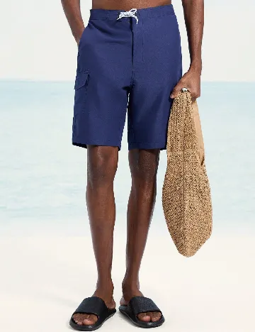 Pantaloni scurti SHEIN, bleumarin