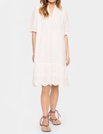 Rochie scurta Saint Tropez, alb