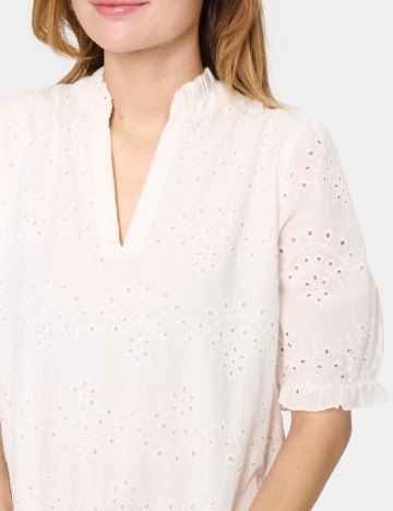Rochie scurta Saint Tropez, alb