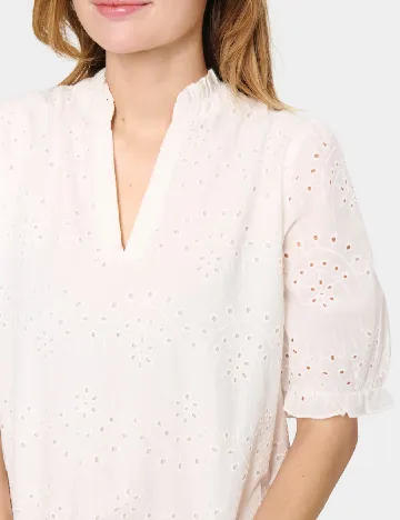 Rochie scurta Saint Tropez, alb