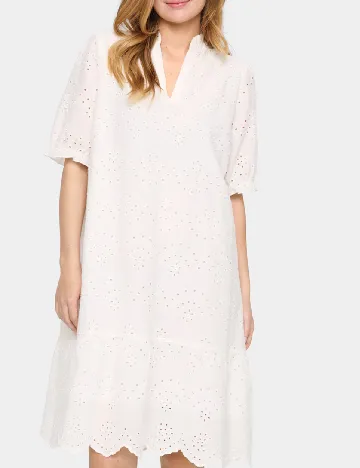 Rochie scurta Saint Tropez, alb