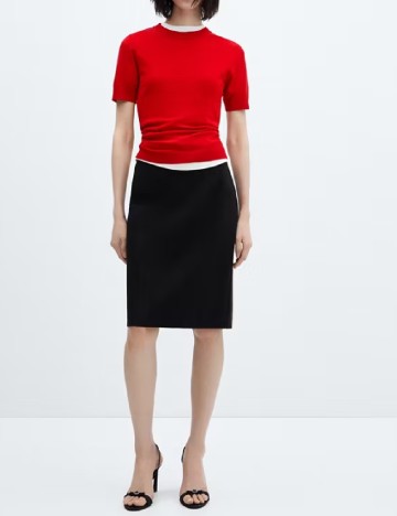 Fusta Mango, negru