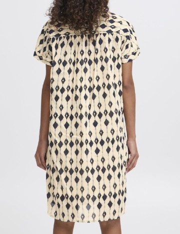 Rochie scurta Ichi, crem
