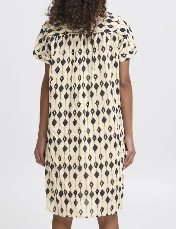 Rochie scurta Ichi, crem