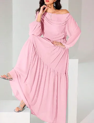 Rochie lunga SHEIN, roz