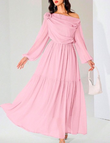 Rochie lunga SHEIN, roz