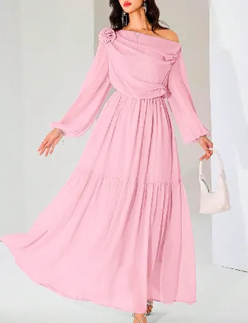 Rochie lunga SHEIN, roz