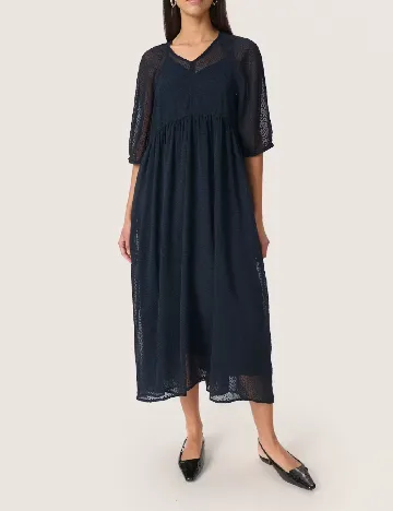 Rochie medie Soaked In Luxury, bleumarin