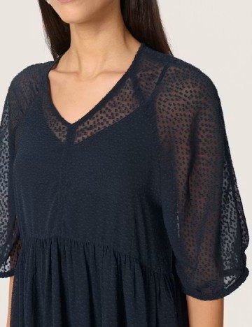 Rochie medie Soaked In Luxury, bleumarin