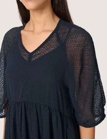 Rochie medie Soaked In Luxury, bleumarin