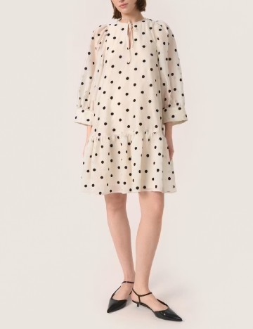 Rochie scurta Soaked In Luxury, crem