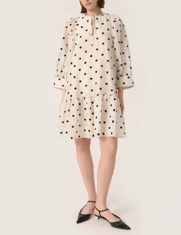 Rochie scurta Soaked In Luxury, crem