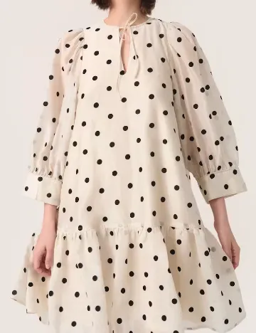 Rochie scurta Soaked In Luxury, crem