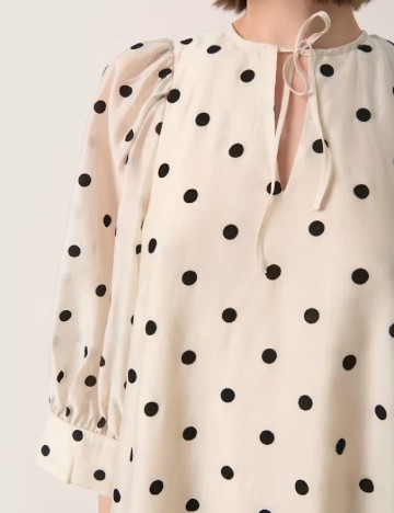 Rochie scurta Soaked In Luxury, crem