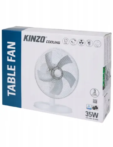 Ventilator de masa, 35W Kinzo, alb