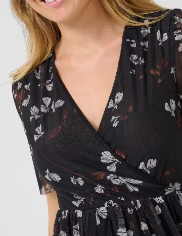 Rochie medie Cream, negru