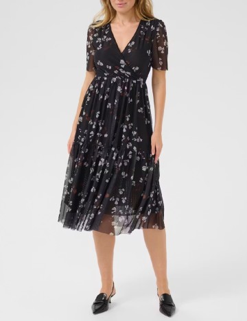 Rochie medie Cream, negru